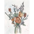 thumbnail image 2 of Harper, Ethan 12x14 White Modern Wood Framed Museum Art Print Titled - Watercolor Floral Arrangement II, 2 of 4
