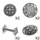 thumbnail image 1 of de 8 Broches Vikingos Nórdicos, Accesorios para El Cabello Vintage, Suéter, Capa, Hebilla, Nudo , Soporte de Sujeción de Joyería Pennanular Hugo Broche nórdico vikingo vintage, 1 of 10