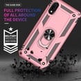 thumbnail image 2 of Samsung A10E Phone Case, Galaxy A10E Phone Case with Screen Protector, Military Grade Protective Cases with Ring for Samsung Galaxy A10E (Rose Gold), 2 of 13