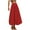 RD2, variant on Skirts For Women Maxi Bubble Skirt Elastic Waist Aline Long Puff Skirt Ruffle Hem Balloon Skirts Red M