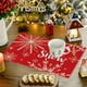 thumbnail image 5 of Manteles navideños de lino para mesas festivas, decoraciones navideñas, manteles individuales navideños de lino, manteles individuales reversibles de lino, decoraciones navideñas para mesa de comedor,, 5 of 6