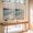 Beige, variant on Blue Coastal Bathroom Window Curtain, Abstract Brown Beach Vintage Modern Art Light Filtering Coffee Kitchen Curtains, Bedroom Living Room Curtains 2 Panel 84"x45"