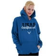 thumbnail image 3 of US Air Force USAF Girlfriend Pride Women Plus Size Hoodie Brisco Brands 2X, 3 of 4