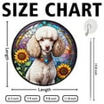 thumbnail image 3 of 89Bloom Poodle Window Hanging Stained Glass, Poodle Suncatchers for Windows Stained Glass, Stained Glass Dog suncatcher, Dog Stained Glass, 3 of 8