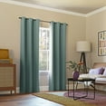 thumbnail image 5 of Sun Zero Nolan 1-Piece Energy Saving Blackout Grommet Curtain Panel, 40"X54", Mineral, 5 of 8