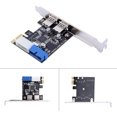 thumbnail image 5 of Pomya PCI-E to USB 3.0 2-Port PCI Express Card, PCIe to USB Expansion Card Adapter with Front 19PIN Power Connector, 5 of 5