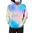 thumbnail image 1 of WILLBEST Sudaderas De Hombre 2023 Otoño e Invierno Personalidad Moda Calle Ocio Tendencia Deportes Arcoíris Parque Estampado Hombres y Mujeres Sudadera con Capucha Sudadera con Capucha XXXGrande, 1 of 2