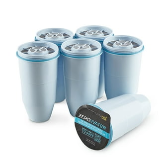 ZeroWater 5-Stage Water Filter Replacement, 6 Pack, Removes TDS
