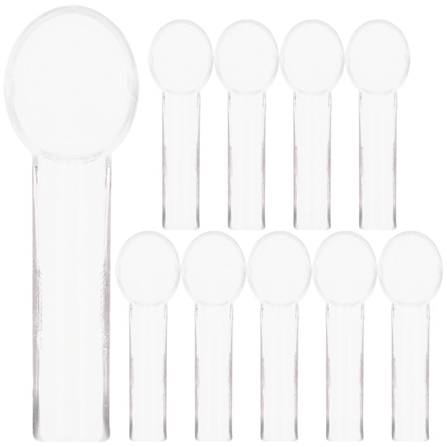 MasteelfCA 10 Pcs Toothbrush Head Covers Electric Toothbrush Accessories (Transparent)