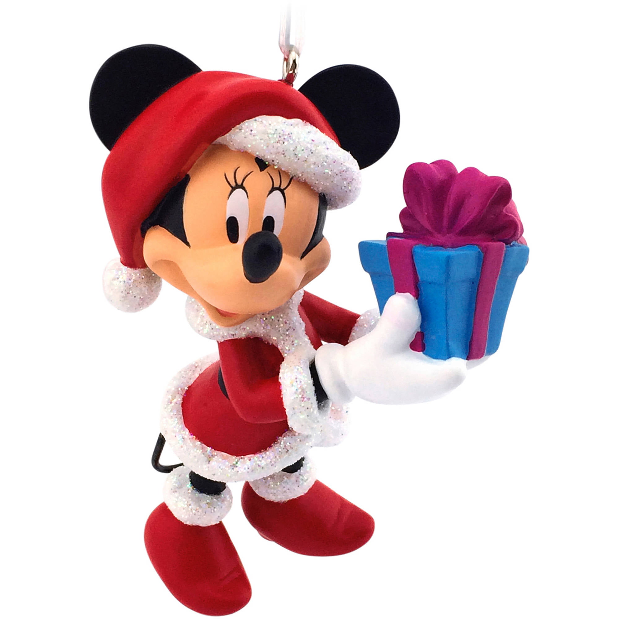 Disney Santa Minnie Mouse Trinket Box Disney Christmas Ornament Gift 