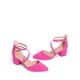 thumbnail image 4 of Zapatos de Tacón Bajo y Grueso para Mujer DREAM PAIRS en Ante Rosa Fucsia, 4 of 8