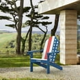 thumbnail image 5 of Dycanpo Adirondack Chairs Set of 2 with Cup Holder, 300lbs Weather Resistant, Flag Blue, 5 of 10
