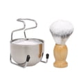 thumbnail image 4 of Kit de afeitado masculino Brocha de afeitar + Tazón de jabón + Base de soporte Limpieza MABOTO  Kit de afeitado, 4 of 6