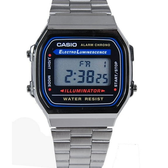 Men's Core A168WA-1 Silver Stainless-Steel Quartz Watch