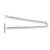 Charles Hubert Chrome-Finish Brass Bar End Pocket Watch Chain