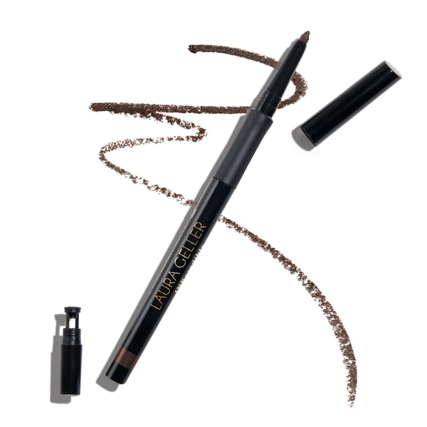 Laura Geller New York Inkcredible Gel Eyeliner - Brown Eyed Girl - Lápiz delineador resistente al agua y a las manchas - Sacapuntas incorporado