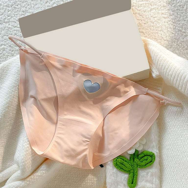 PMUYBHF Cotton Underwear for Women Plus Size 6X Custom Letter Logo Low  Waist Striped Tangas No Show Bikini Custom Thongs Women Underwear Panties