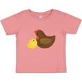 thumbnail image 3 of Inktastic Hen and Chick Farm Animals Boys or Girls Baby T-Shirt, 3 of 5