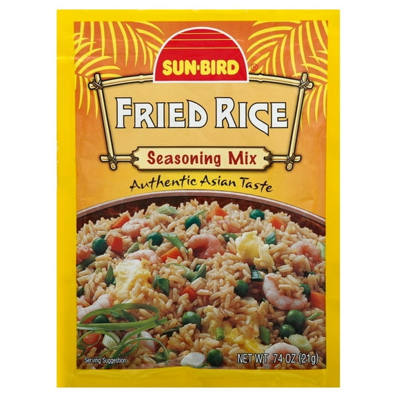 Pack of 4 Sun-Bird Fried Rice Seasoning Mix - 0.74 oz - Package may vary