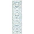 thumbnail image 5 of SAFAVIEH Micro-Loop Leon Medallion Area Rug, Blue/Ivory, 5' x 5' Round, 5 of 10
