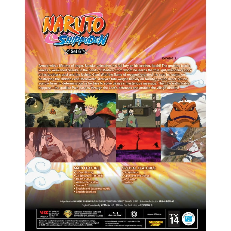 Naruto Shippuden Set 6 [Blu-ray] - Walmart.com