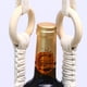 thumbnail image 4 of Bolsa De Botella De Vino Escalada Portador de botella de vino de macramé - Bolsa de red de botella de agua colgante de algodón con ganchos, 4 of 6
