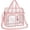 Pink, variant on Women’s Clear Stadium Bag – Transparent Tote 12×6×12 for Concerts, Sports, and Work-Navy Blue