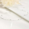 thumbnail image 3 of Nvzi Pulsera de tobillo de plata de ley 925 Tobilleras para mujer Tobillera circular Playa, 3 of 4