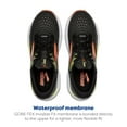 thumbnail image 4 of Brooks Men's Ghost 16 GTX Waterproof Neutral Running Shoe - Black/Mandarin Red/Green - 8 Medium, 4 of 5