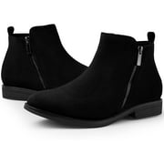 HARVEST LAND Women Chelsea Boots Comfortable Ankle Flat Booties for Ladies Fall Winter