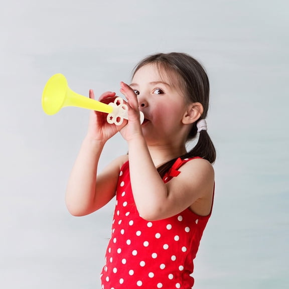 PENIKOKO 5Pcs Trumpet Plastic for Cheering Prop in Parties