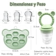 thumbnail image 4 of Bandeja Congeladora EHRHDKNS Verde Sonriente para Alimentos de Bebés Sin BPA, 4 of 6