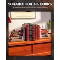 thumbnail image 6 of Robotime 3D Puzzles for Adults DIY Book Nook Kit Wooden VintageTrain Decorative Bookends 6.5" Model Building Kit Crafts for Adults Gifts for Boys Girls, 6 of 7