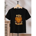 thumbnail image 4 of MAWOTEA Happy Valentine's Day Themed Graphic T-shirts for Kids,Boys and Girls Short Sleeve Crew Neck,Ideal Gift for Birthday,Size 3Year-13Year, 4 of 5