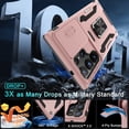 thumbnail image 4 of Funda de teléfono DEERLAMN para Samsung Galaxy S25 Ultra con pantalla, 4 of 8