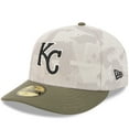 thumbnail image 3 of Men's New Era Light Beige/Olive Kansas City Royals 2025 Armed Forces Day 59FIFTY Fitted Hat, 3 of 5
