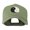 Olive, variant on Traditional Chinese Symbol Yin and Yang Embroidered Cap - White OSFM
