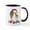 White/Black Inside, variant on CafePress - I Love Giraffes - 11 oz Ceramic Mug - Novelty Coffee Tea Cup