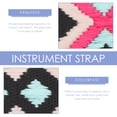 thumbnail image 4 of MasteelfCA Simple Folk Guitar Belt Decorative Guitar Strap Creative Guitar Accessory, 4 of 7