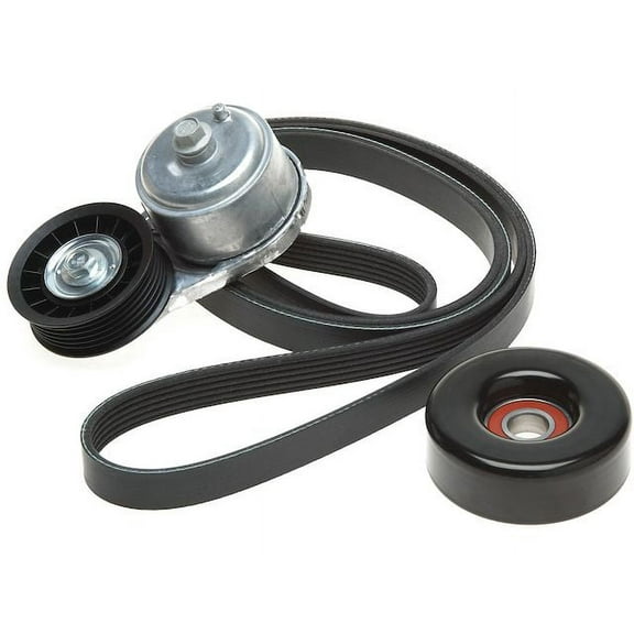 Serpentine Belt Drive Component Kit - Compatible with 1996 - 2002 Chevy Express 2500 1997 1998 1999 2000 2001