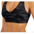thumbnail image 3 of ID Ideology Womens Camo Print Low Impact Sports Bra Camo Deep Black 2XL, 3 of 3