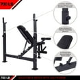 thumbnail image 2 of JFIT Olympic Weight Bench with Leg Developer Attachment, 2 of 5