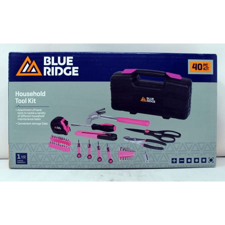 Blue Ridge Tools 40pc Household Tool Pink