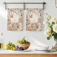 thumbnail image 3 of Easter Rabbits Kitchen Towels Set of 2, Spring Flowers Butterfly Bunny Plants Beige Absorbent Dish Towels for Kitchen, Microfiber Hand Towel, Quick Drying Tea Towel for Cleaning Decorative Dishcloths, 3 of 7