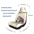 thumbnail image 5 of Sikiie Autumn Gnomes1 Car Seat Covers 2PCs Front Car Seat Covers Universal fit for Most Cars SUVs and Trucks-1, 5 of 9