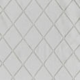 thumbnail image 2 of Madison Park Irina Diamond Sheer Embroidered Window Scarf, 50"x216", White/Grey, 2 of 4