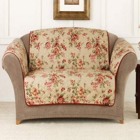 Sure Fit Lexington Floral Loveseat Pet Throw