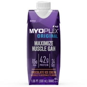 EAS Myoplex Original Ready-To-Drink Protein Shake, Chocolate Ice Cream, 16 fl oz, 12 Count