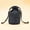 Black, variant on Soft Leather Drawstring Coin Pouch for Women's