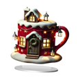 thumbnail image 4 of Adorno Navideño Acrílico Santa Ornamento Decorativo 2D Navidad Escritorio Regalo Único para Niños y Familia Adecuado para Fiestas Navideñas Decoración Doméstica Oficinas Estilo A, 4 of 8